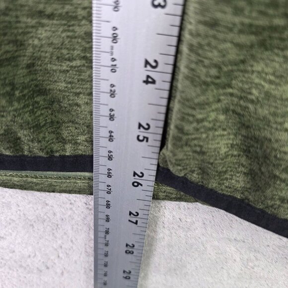 Mens The North Face Green Fleece Jacket Full Zip Polyester Blend Stretch Size L - Picture 8 of 9